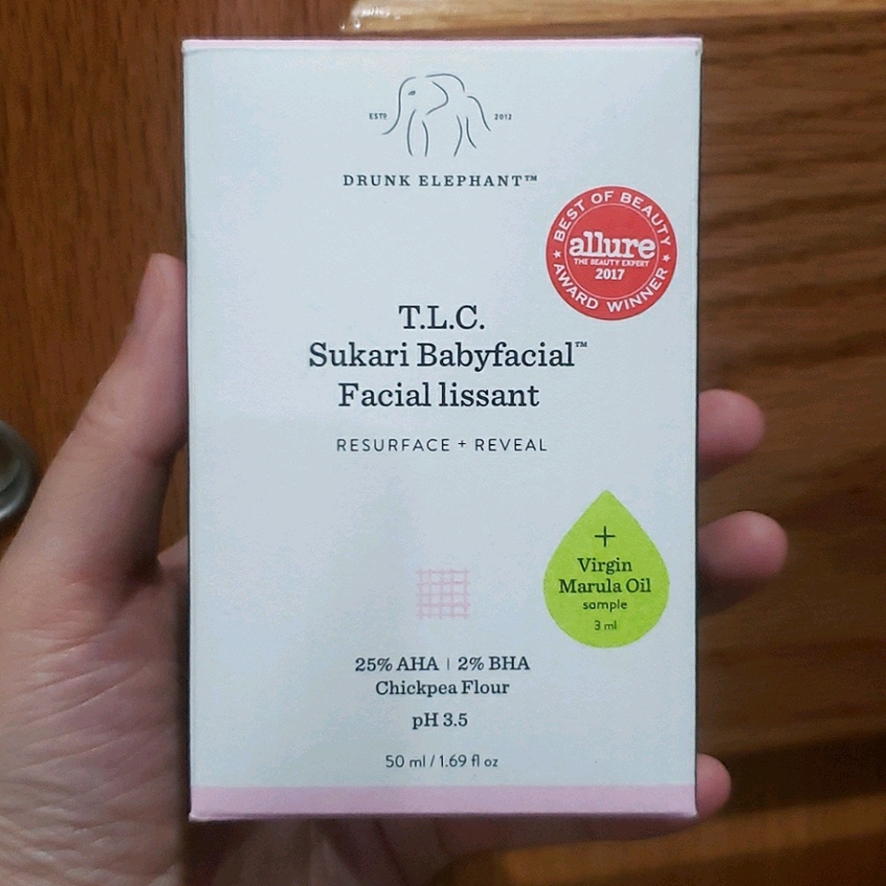 Drunk Elephant TLC Sukari Babyfacial